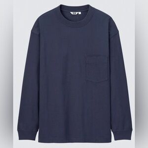 Uniqlo Navy Long Sleeve Shirt